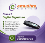 eMudhra Digital SIgnature Certificate with Mtoken - Image 3