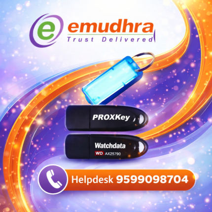 eMudhra Digital SIgnature Certificate With WD Proxkey
