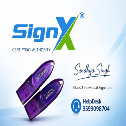 Signx Digital Signature with Mtoken